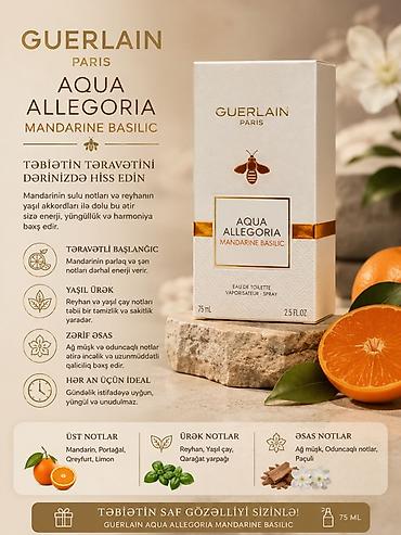 pilot 65 parfum цена: Guerlain Aqua Allegoria Mandarine Basilic – Eau de Toilette, 75 ml — 1