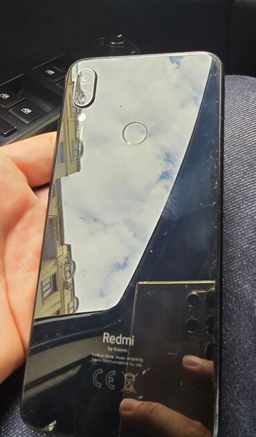 soyuducu xirdalan: Redmi Note 7, 64 GB, rəng - Qara, Düyməli, Sensor, Barmaq izi