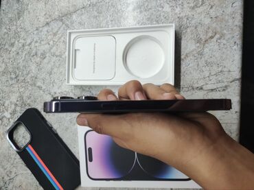 Apple iPhone: IPhone 14 Pro, Б/у, 256 ГБ, Deep Purple, Коробка, 83 % — 5