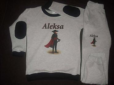 Komplet trenerke: Dvodelni komplet Duks donji deo Vel 2-14 Cena 2800 din stampa ime po — 4