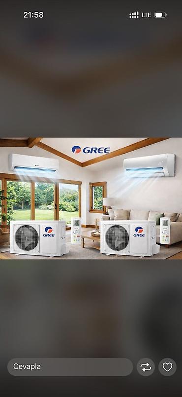 elektroniks: Kondisioner LG, Yeni, 30-35 kv. m, Split sistem, Kredit var, Ödənişli quraşdırma — 3