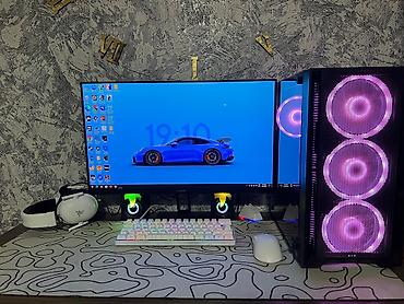 bose ses sistemi: Tam Dəst Gaming PC / Ryzen 5 5600 + RX 6500 XT / Monitor, Siçan — 2