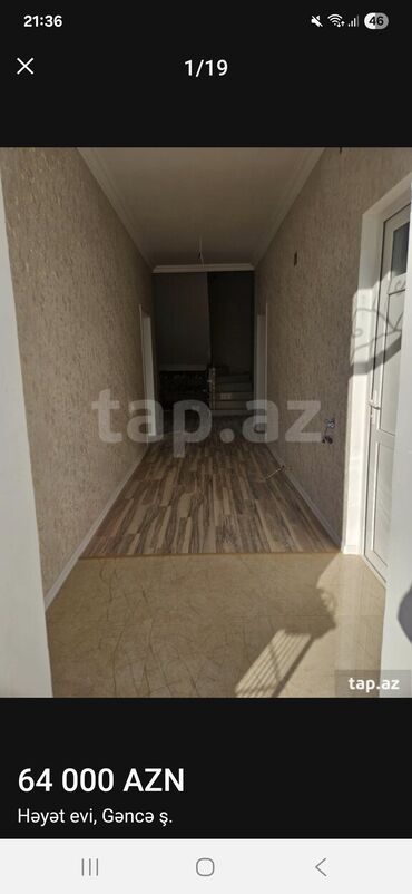 xacmazda kiraye evler 2021: 3 комнаты, 90 м², Свежий ремонт