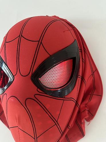 маска spiderman: Маска Человек Паук LED‑глазами - Реалистичная красная маска в стиле — 5