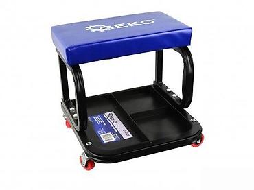 Kancelarijske stolice: GEKO radionicka stolica sa točkićima i odlaganjem alata - Niska — 2