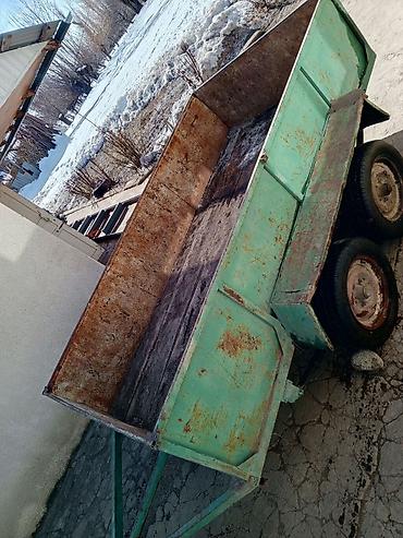 Прицеп для авто, двухосный, с металлическим кузовом увеличенной