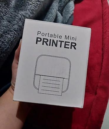 Printerlər: Mini Portativ Termal Printer (Bluetooth) Kiçik ölçülü, rahat daşınan — 7