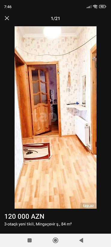 salyanda evler: Mingəçevir şəhərində 3 otaqlı yeni tikili mənzil – 84 m² 5 mərtəbəli — 3