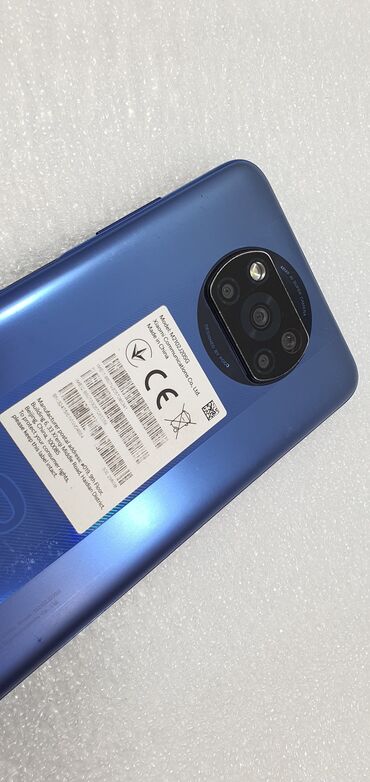 поко телефон: Poco X3 Pro, Б/у, 256 ГБ, цвет - Синий, 2 SIM