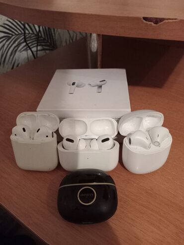 airpods azerbaycan fiyatları: Qulaqliar Markadir.Apple,Aiwa,Hoco,Aplle Airpods pro (enli olan ag)