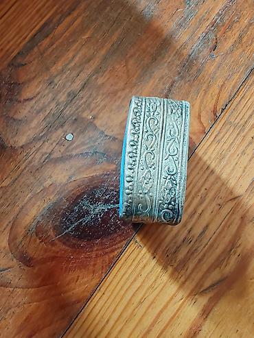 hamam dekoru: Məhsul: Kiçik metal qutu – mavi-bəyaz porselen inkrustasiyalı - Ölçü — 3