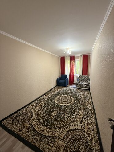 бишкек продаю дом село ак бата: 3 комнаты, 59 м², 104 серия, 1 этаж, Косметический ремонт