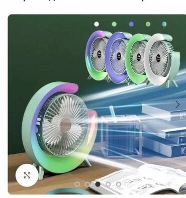 Podni ventilatori: Вишенаменски шарени десктоп мали вентилатор Опис — 5