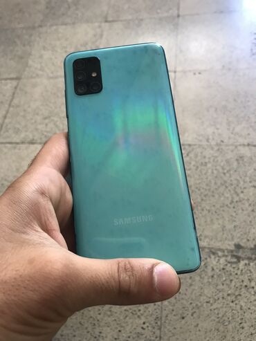 samsung a52s 5g: Samsung Galaxy A51, 128 GB, rəng - Mavi, Barmaq izi, İki sim kartlı, Face ID