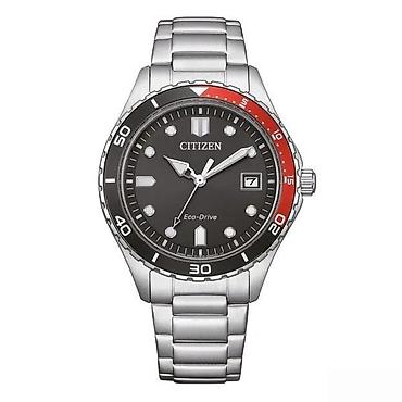 Ručni satovi: CITIZEN Sporty Aqua AW1820-81E - 37mm - Crna / Crvena Potpuno NOV sat — 1