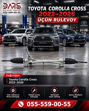 interkuler: TOYOTA COROLLA CROSS — RULEVOY ƏSAS OEM / EEM: 45510-0A060 ⚙️ DETAL — 1