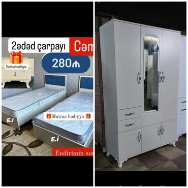 Yataq otağı dəstləri: Təknəfərlik çarpayı, Dolab, Yeni -da lalafo.az — 11 Yataq otağı dəstləri: Təknəfərlik çarpayı, Dolab, Yeni — 11