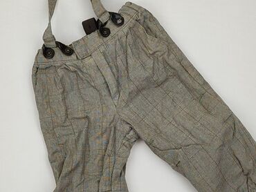 bluzka khaki: Niemowlęce spodnie materiałowe, 9-12 m, 74-80 cm, stan - Dobry
