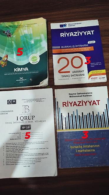 Тесты: Dərs vəsaitləri paketi – Riyaziyyat və Kimya - Riyaziyyat (Landau — 4