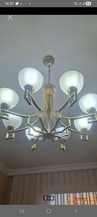Çılçıraq, 8 lampa, Keramika