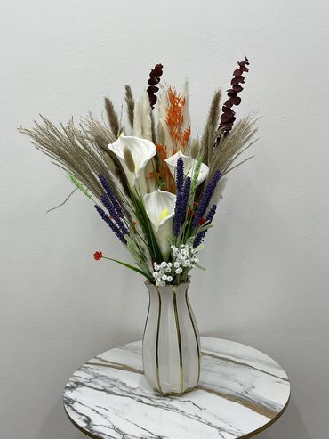 где можно купить вазу для цветов: Табигый абада кургатылган камыш, заманбап жогорку класстагы аралаш