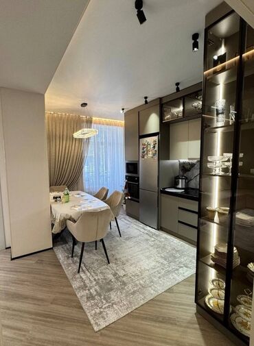 ремонт квартира: 2 комнаты, 53 м², Элитка, 12 этаж, Дизайнерский ремонт