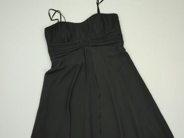 sukienka na ramiaczkach czarna: Sukienka, Rozkloszowana, S (EU 36), stan - Bardzo dobry