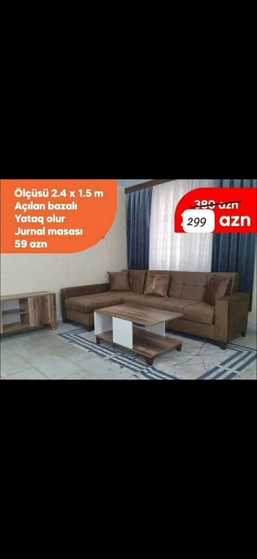 Divanlar: Künc divan, Yeni, Açılan, Bazalı, Parça, Rayonlara çatdırılma — 3