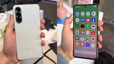 продать айфон 4: Samsung Galaxy A55, 128 GB, rəng - Ağ, Barmaq izi, Face ID