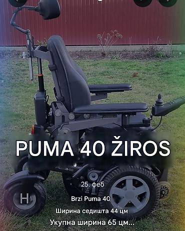 Invalidska kolica: Električna invalidska kolica Handicare Puma 40 - Pogon na srednje — 7