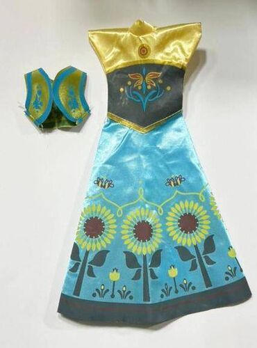 узбекские наряды: Платье для кукла Барби "ПРИНЦЕССЫ АННЫ + НАРЯД ЭЛЬЗЫ", длина