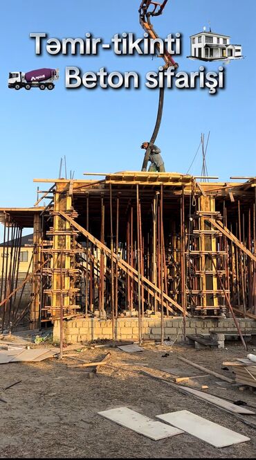 Digər tikinti xidmətləri: Beton sifatişi 🔹 “Keyfiyyətli Beton - Ucuz Qiymət, - Zavoddan