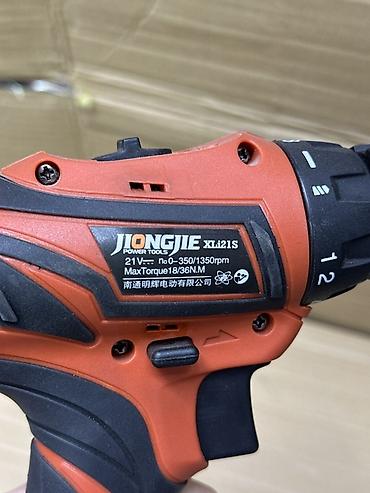 Электроинструменты: Аккумуляторная дрель‑шуруповёрт JIONGJIE PL2021 - Питание: 21 V — 3
