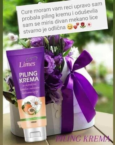 Nega kože: Piling krema 💜💜💜 piling krema sa ekstraktom kamilice i mlevenim — 10