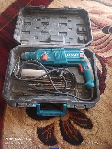 Steplerlər və bərkidici alətlər: TOTAL markalı perforator dəsti - Marka/model: TOTAL - Tip: elektriklə