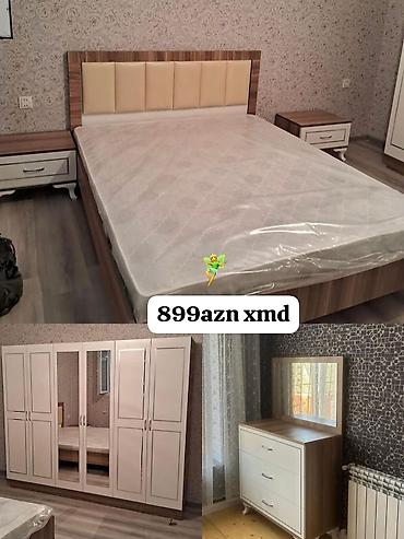 qusar mebel: İkinəfərlik çarpayı, Dolab, Yeni — 1