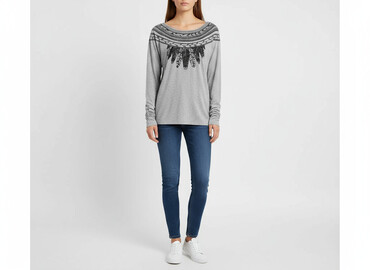 uliczne koszulki: H&M, T-shirt damski, rozmiar S