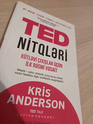 Kitablar və jurnallar: 📚 TED Nitqləri — 5 AZN ✨ Yeni kimi, çox səliqəli vəziyyətdədir. 📖 — 1