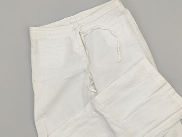 białe bawełniany t shirty damskie: Spodnie materiałowe, S, stan - Bardzo dobry