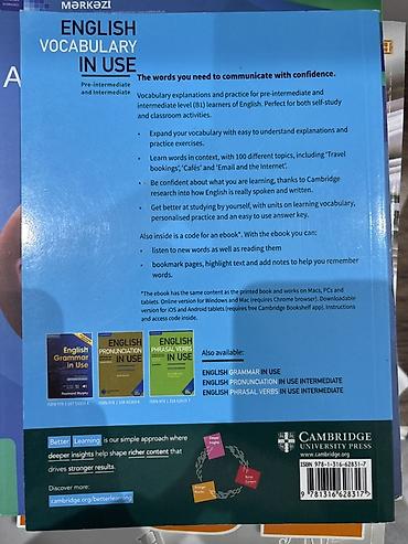 волейбольный мяч: Məhsul: English Vocabulary in Use – Pre-intermediate and Intermediate — 2