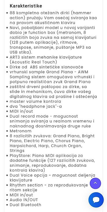 Klaviri i klavijature: 100% Nov i neraspakovan u kutiji. Strauss Rottman Grand Piano – — 17