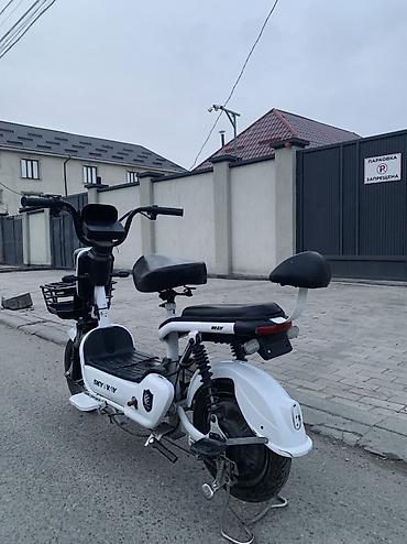 Другая мототехника: ЭЛЕКТРОСКУТЕР ДВУХМЕСТНЫЙ (SKY WAY) Все работает! Аккум зарядка есть — 3