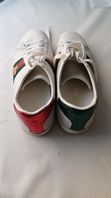 graffito очки цена: Кроссовки, 37.5, Gucci, Б/у, цвет - Белый, Платная доставка — 5