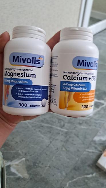 Vitaminlər və BAƏ: Mivolis vitamin və minerallar dəsti - Mivolis Calcium + D3 – 300 — 3