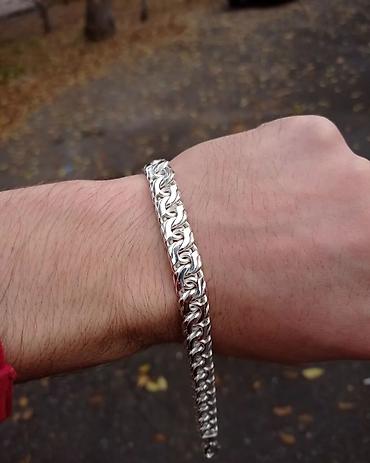 Серебряные цепочки: Серебряные Цепи и Браслеты Ручная работа 925-960 проба — 5