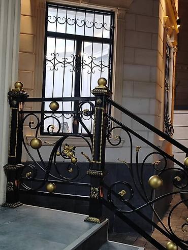 Изготовление перил: Изготовление перил Материал: Кованное железо, Наружные, Бесплатный замер — 159