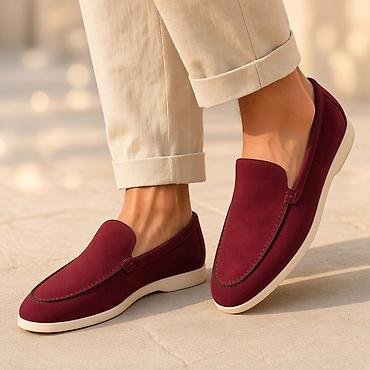 idman kişi ayaqqabıları: Məhsul: Kişi loaferləri - Model: Loro Piana – Summer Walk - Rəng — 6