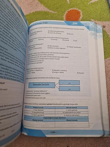 biostat nədir: Azərbaycan dili Testlər 9-cu sinif, 1-ci hissə, 2009 il — 3