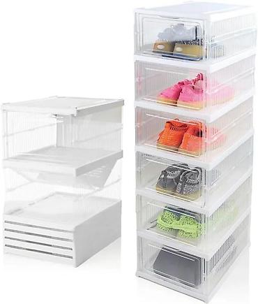 Kutije za odlaganje: Preklopivi organizator za obuću – modularne kutije - Kompaktne — 2