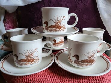 Stare vaze i dekor: Solje vece,za kafu,caj,nove engleske Churchill 70,80te. Perfektne — 1